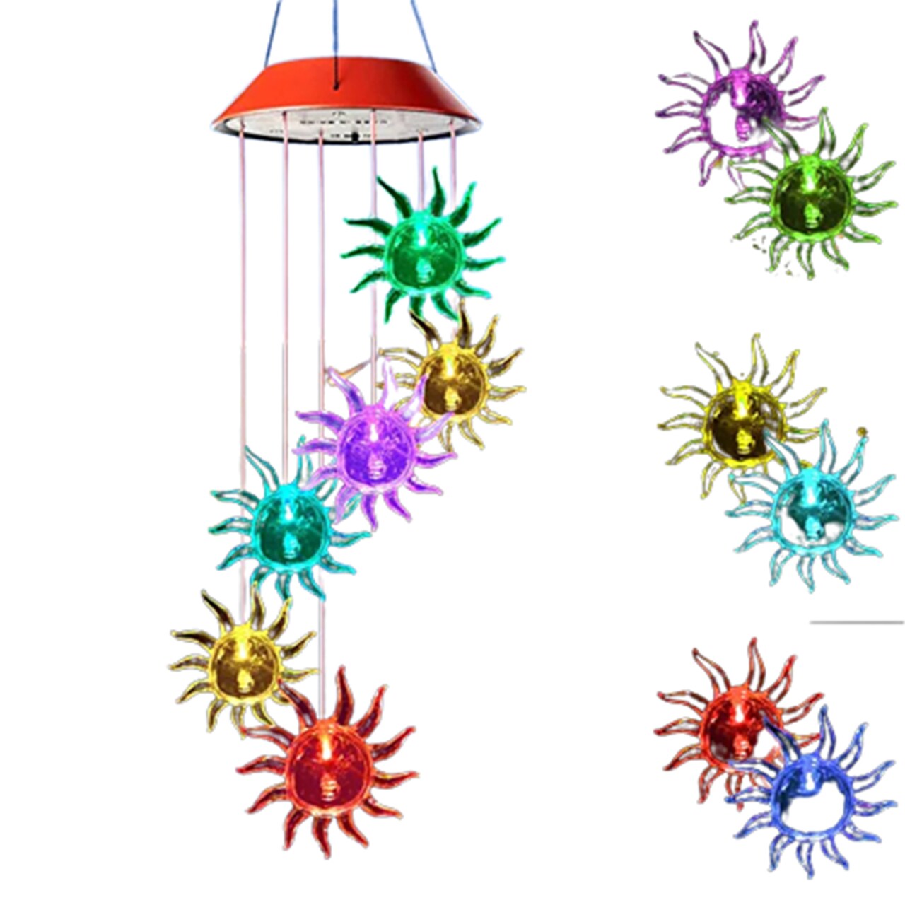 Yard Decor Lights - Solar Chimes Mother Day Outdoor Decor, Gardening Gift